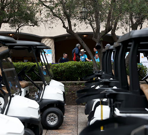 guild giving golf carts