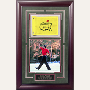 Tiger Woods Masters pin flag